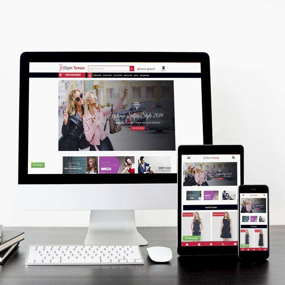 Moda Giyim v2 E-Ticaret Paketi